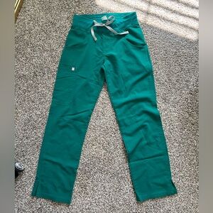 FIGS Hunter Green Kade Cargo Scrub Bottoms